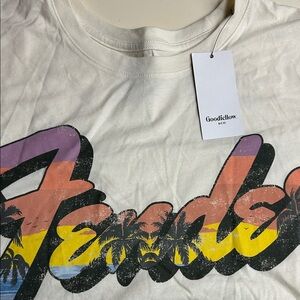 Fender White Tee with Colouful Logo 4X